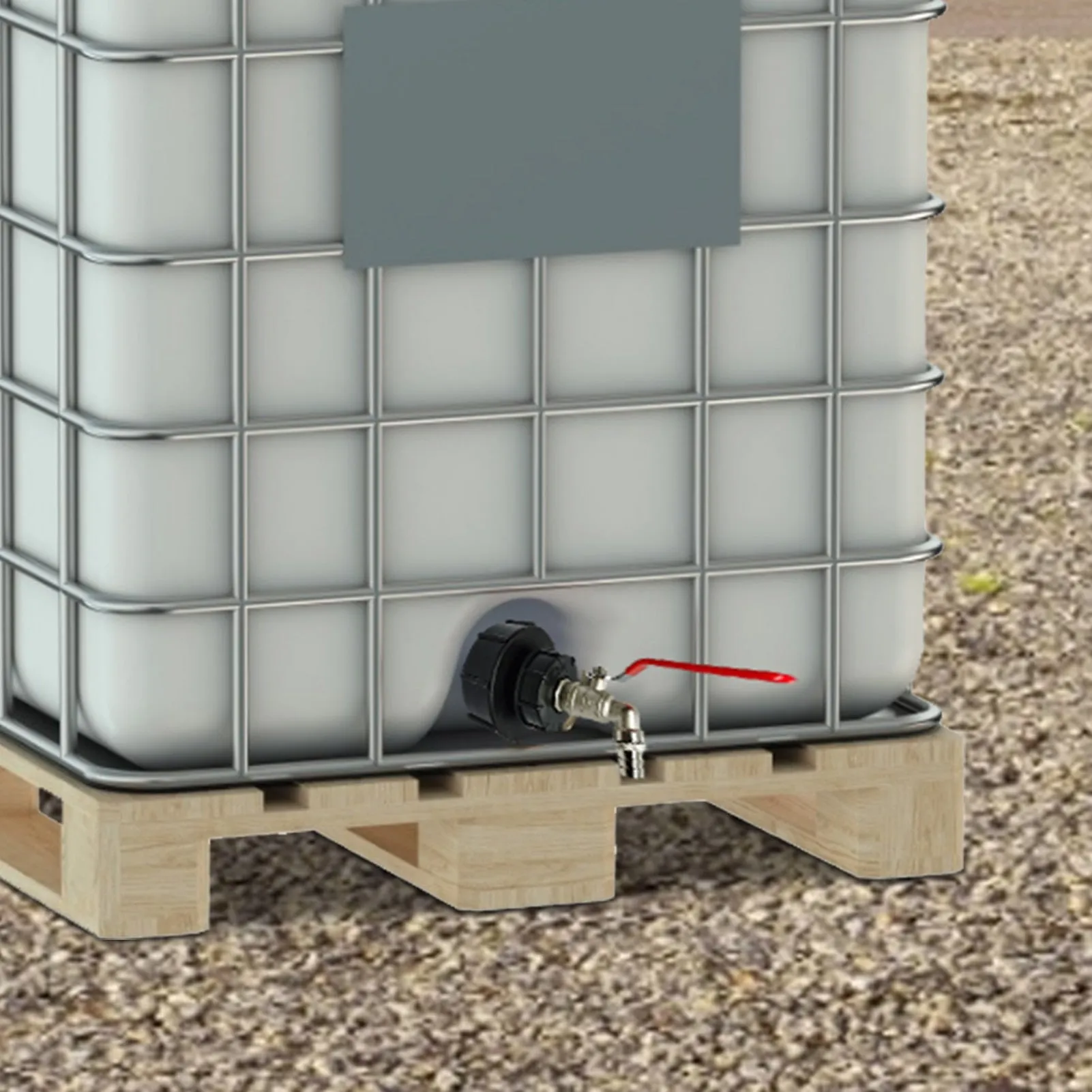 1000L IBC Tank 3/4 Inches Outlet Tap