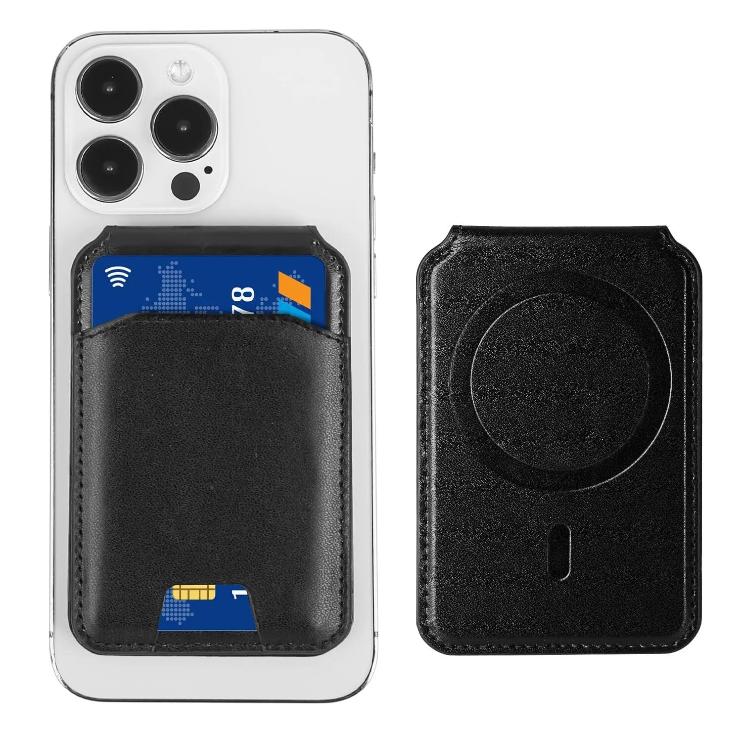 2-in-1 Magnetic Card Wallet Phone Stand