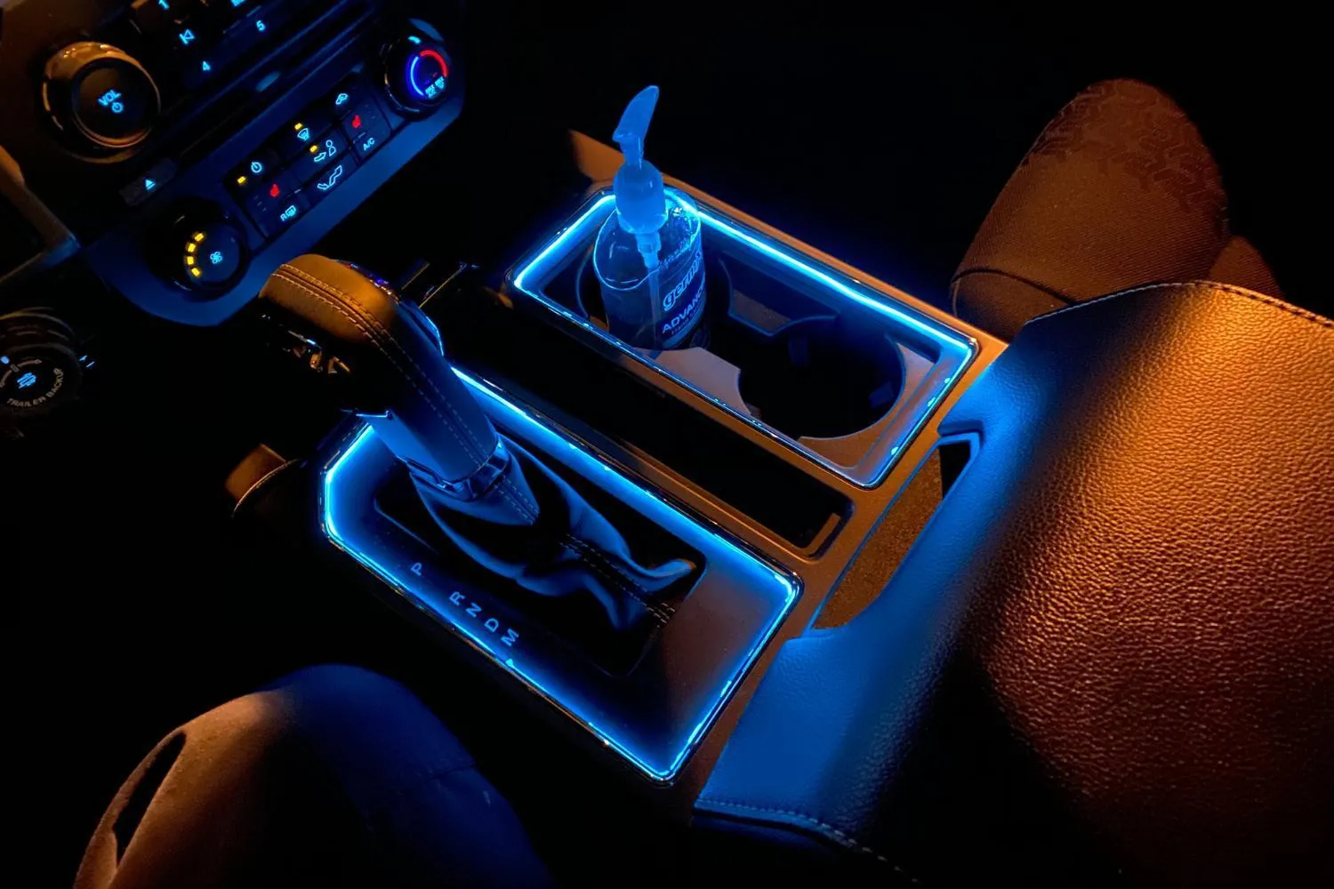 2015 - 2020 F150 Interior Cup Holder Ring Light Kit