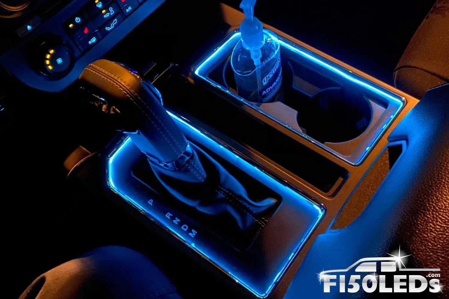 2015 - 2020 F150 Interior Cup Holder Ring Light Kit