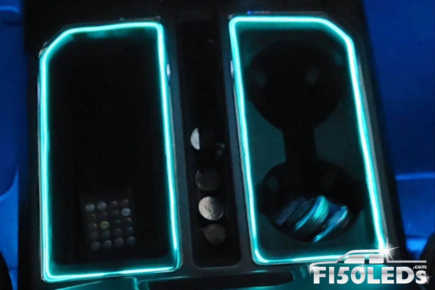 2015 - 2020 F150 Interior Cup Holder Ring Light Kit