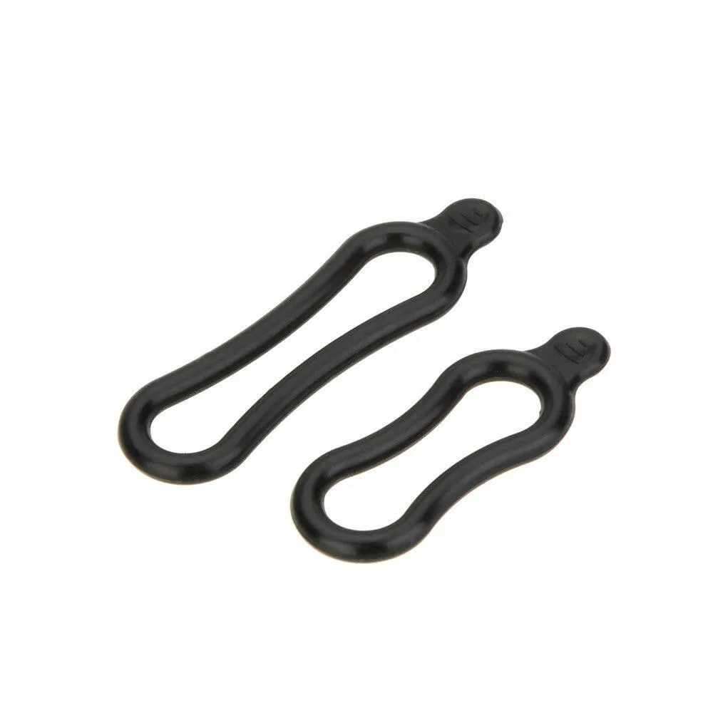 2Pcs Elastic Lightweight Rubber O Rings for Headlamp Bike Bicycle LED light