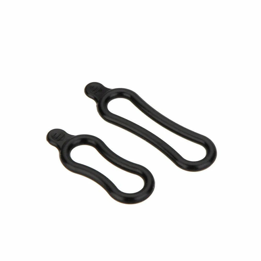 2Pcs Elastic Lightweight Rubber O Rings for Headlamp Bike Bicycle LED light