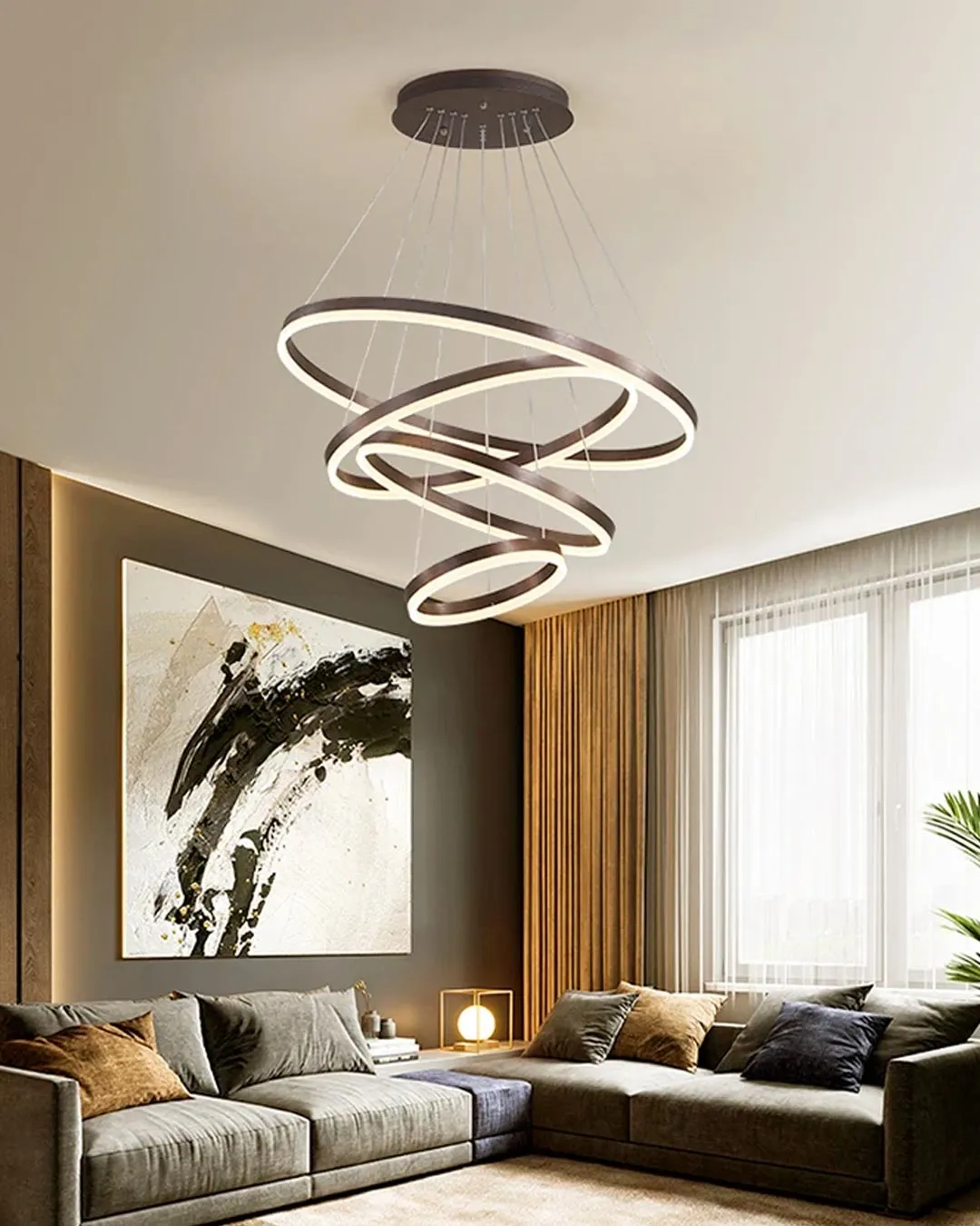 4 Rings LED Pendant Lights