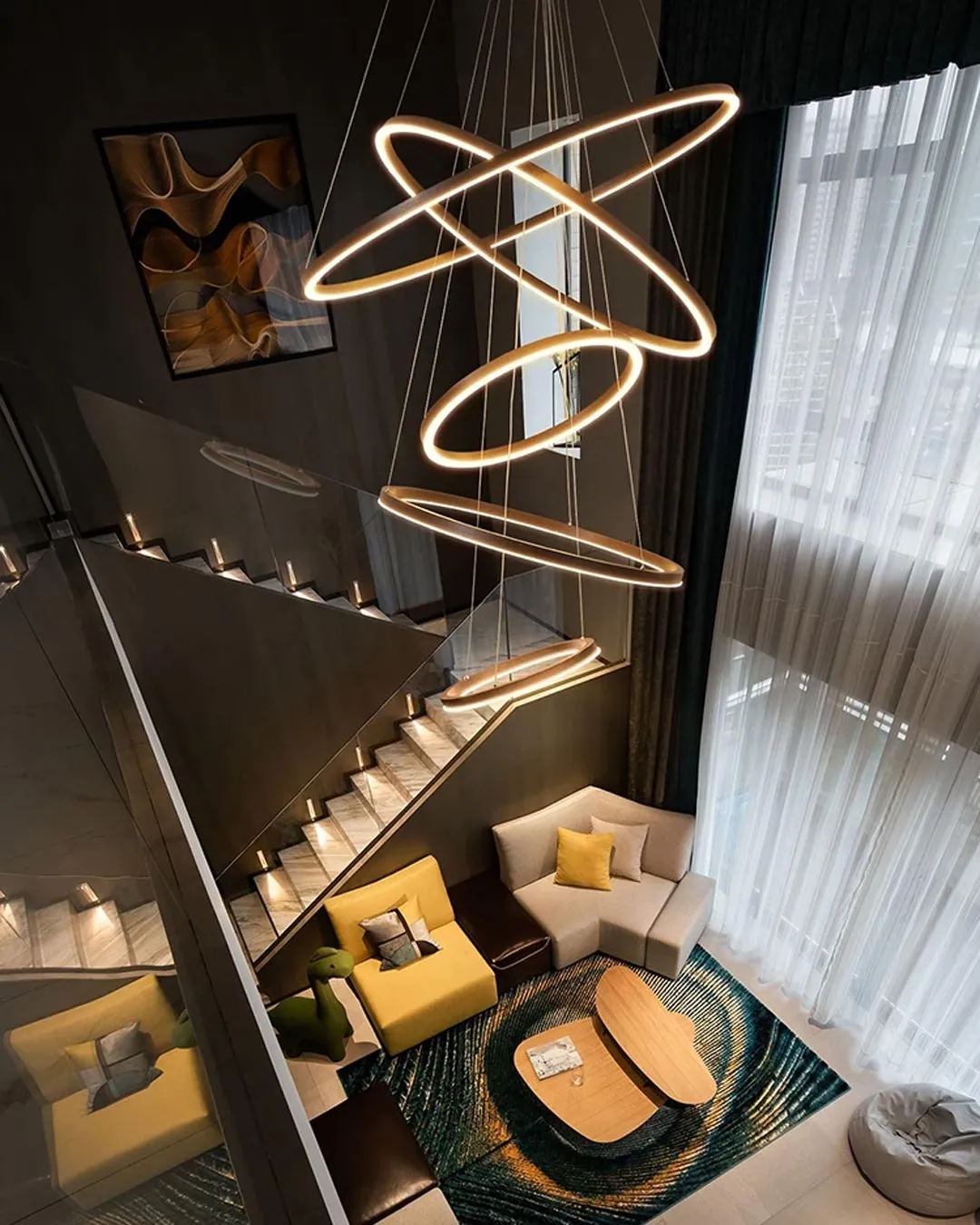 5 Rings LED Pendant Lights