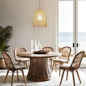 Acc. - Serang 35 Cane Pendant Shade only in Natural, Black or White
