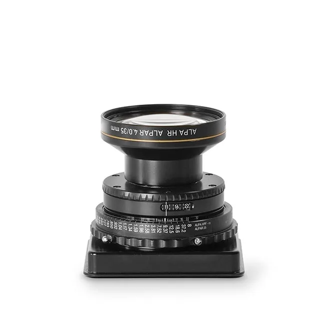 ALPA Rodenstock 35mm f/4.0 HR Alpar, LB in Aperture Unit
