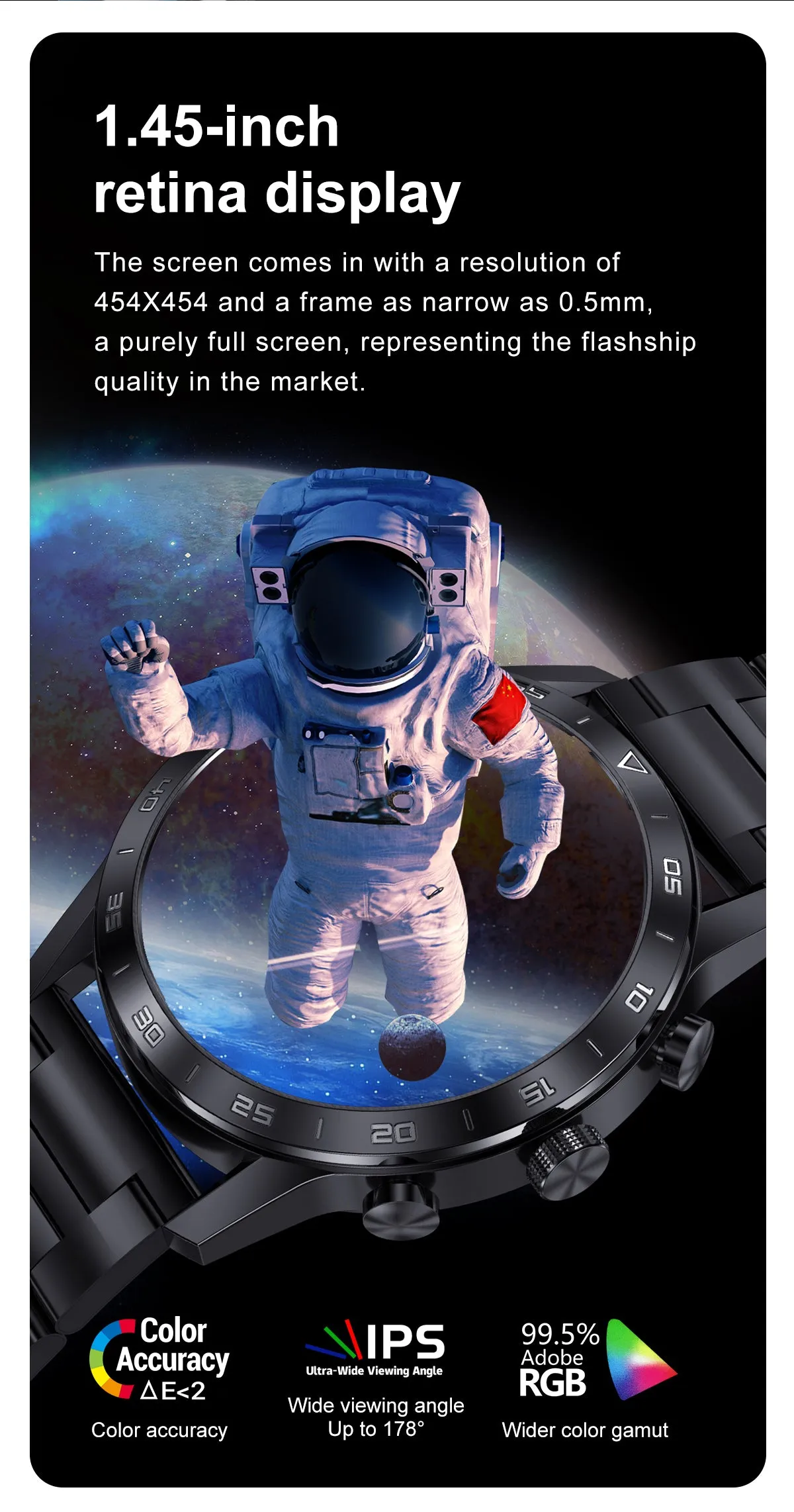 AMOELD Screen | iS70 Smart Watch