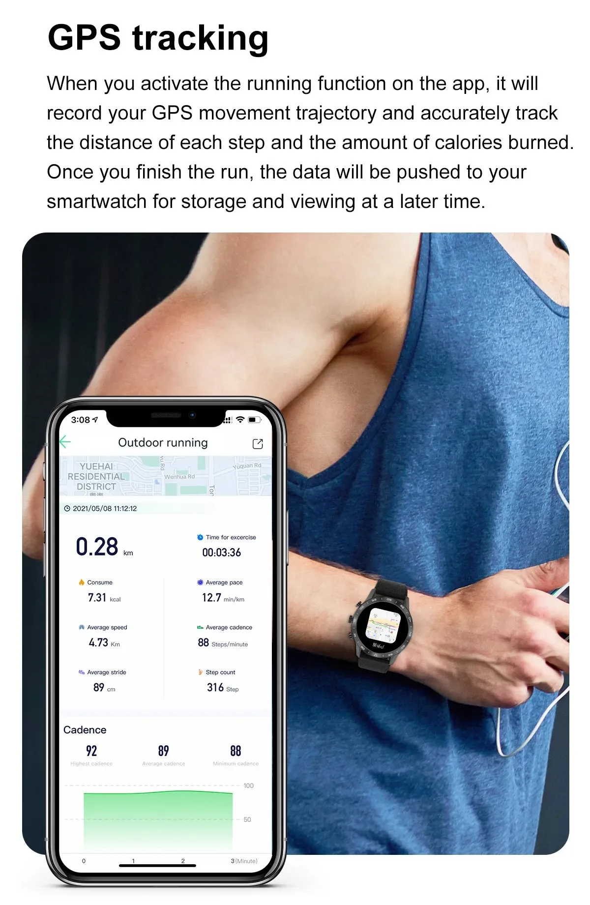 AMOELD Screen | iS70 Smart Watch