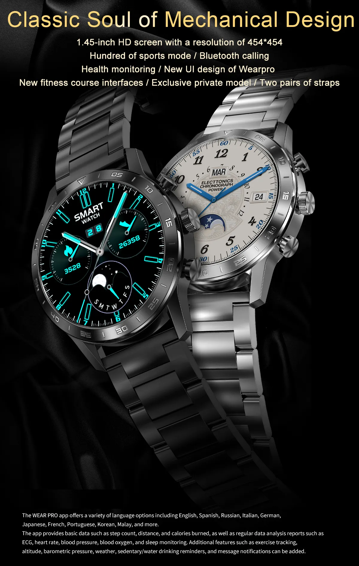 AMOELD Screen | iS70 Smart Watch