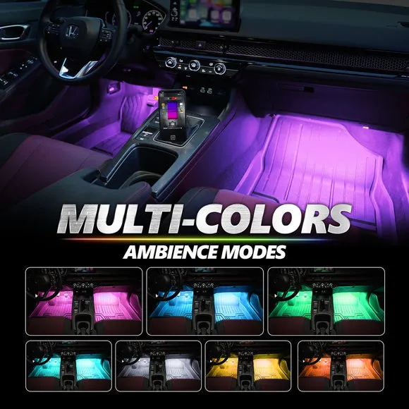 AURA PRO LED Triple Bundle for Dodge Challenger 08-23 ( Halo   Interior   Underglow ) - Bluetooth Enabled APP