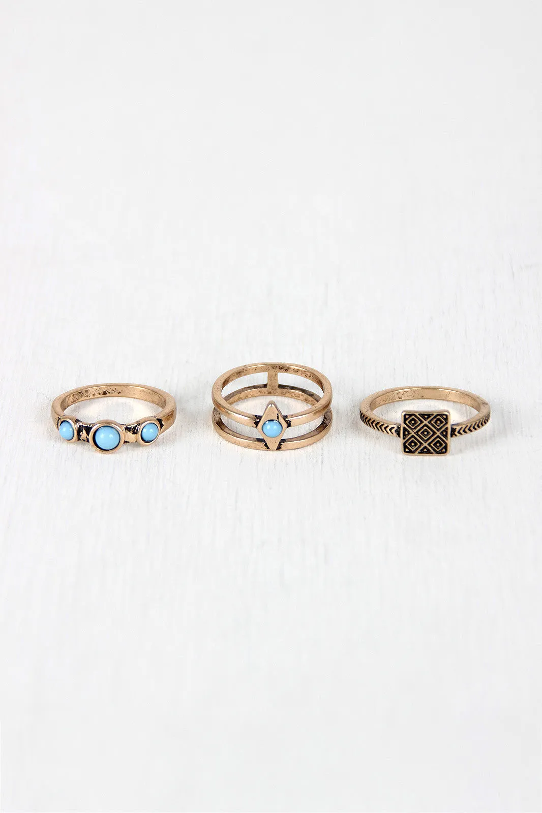 Aztec Princess Stacking Ring Set