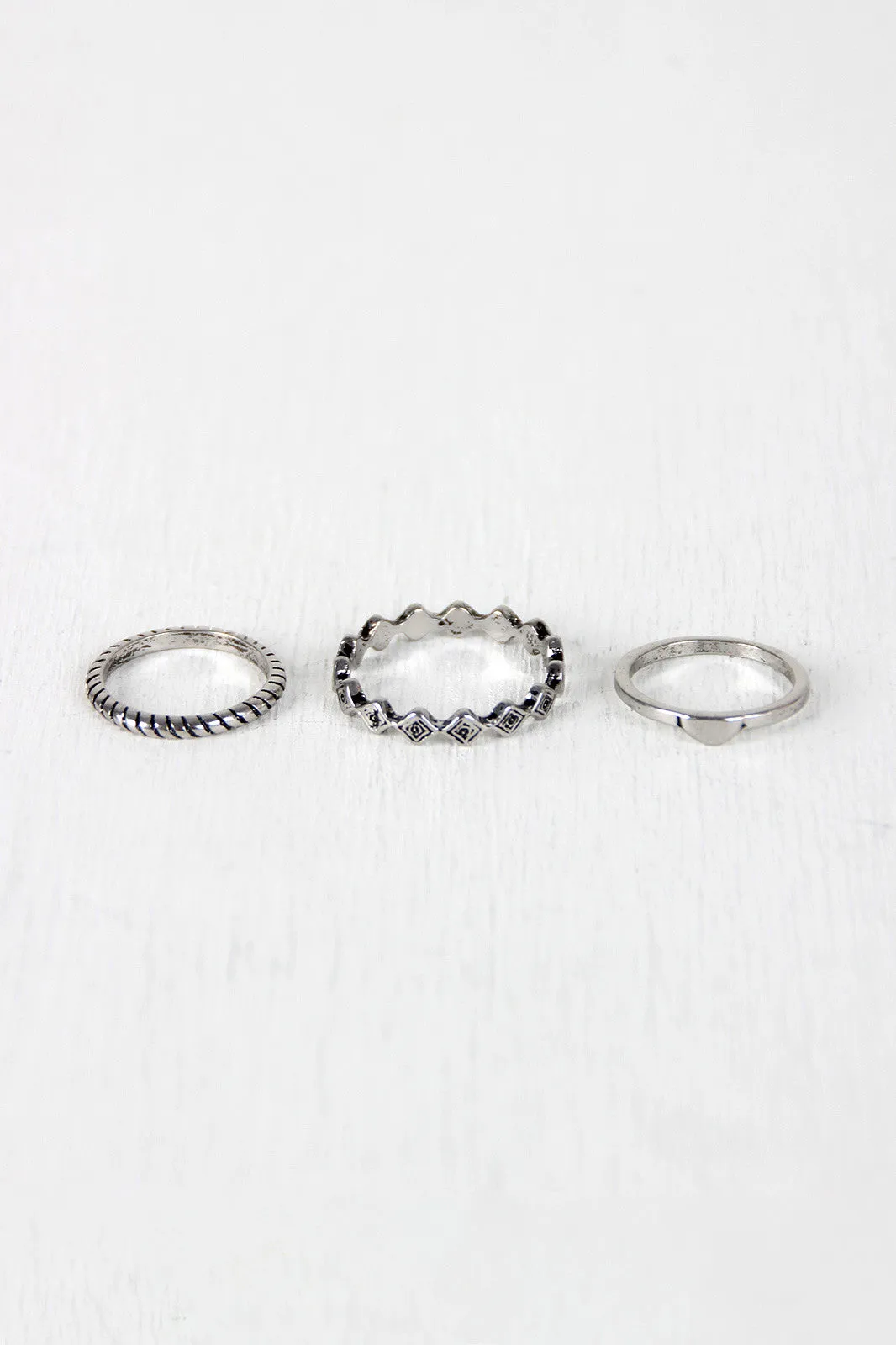 Aztec Princess Stacking Ring Set