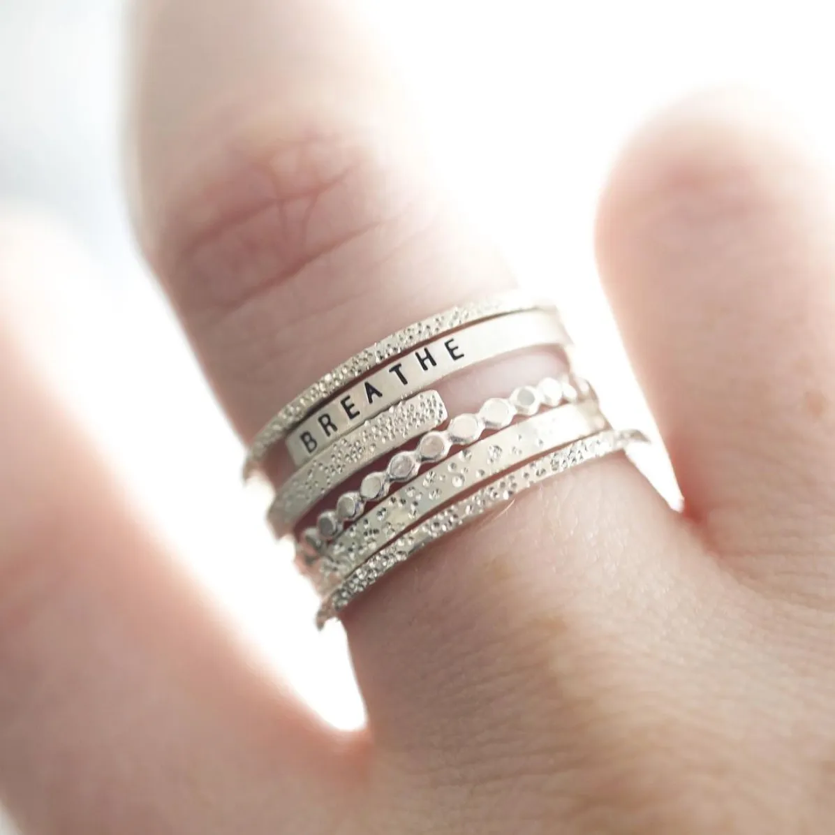 Breathe: Diamond Dusted Wrap Ring