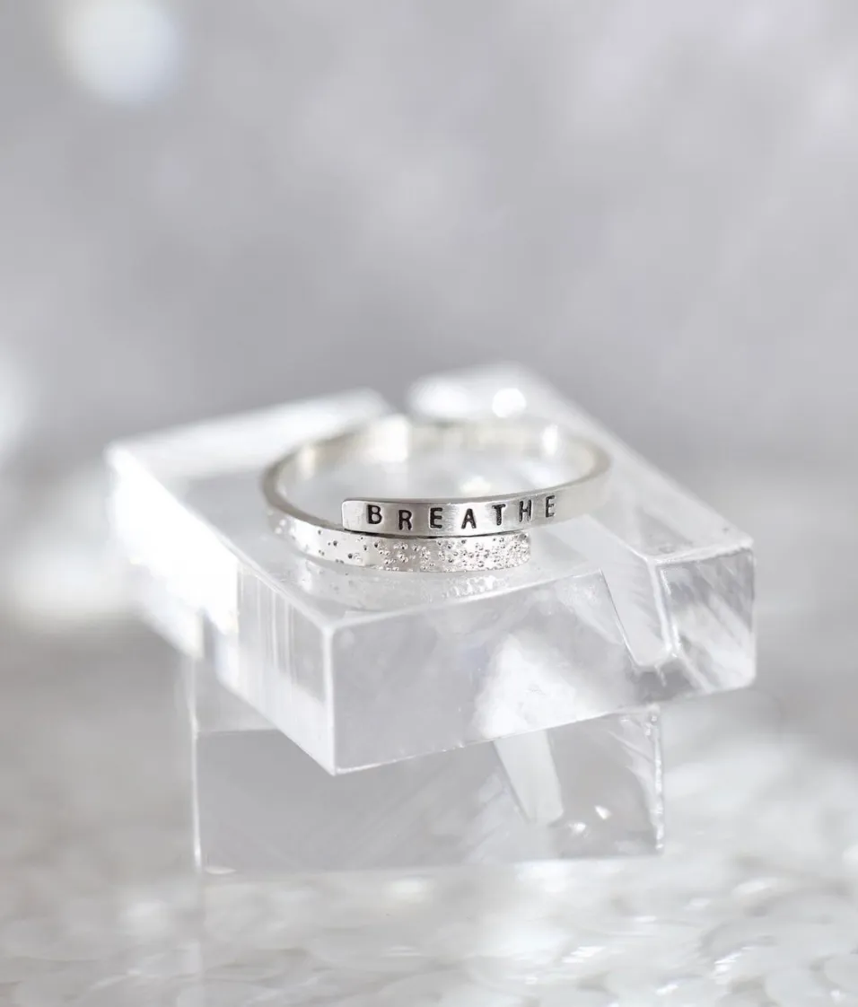 Breathe: Diamond Dusted Wrap Ring