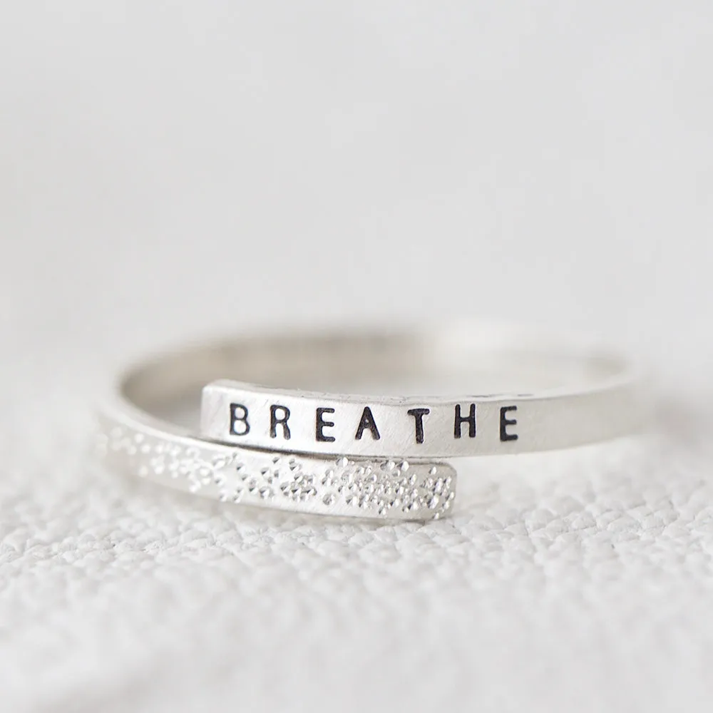 Breathe: Diamond Dusted Wrap Ring