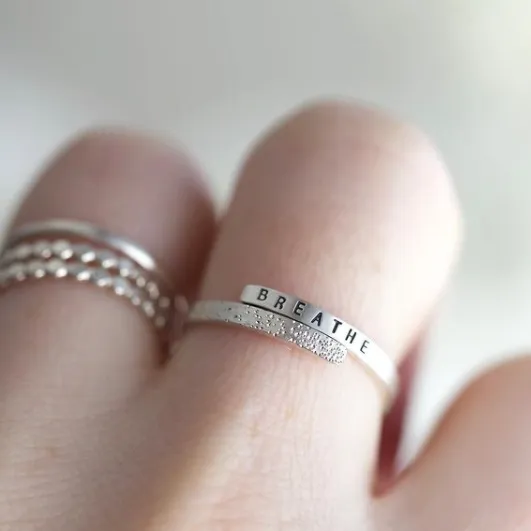 Breathe: Diamond Dusted Wrap Ring