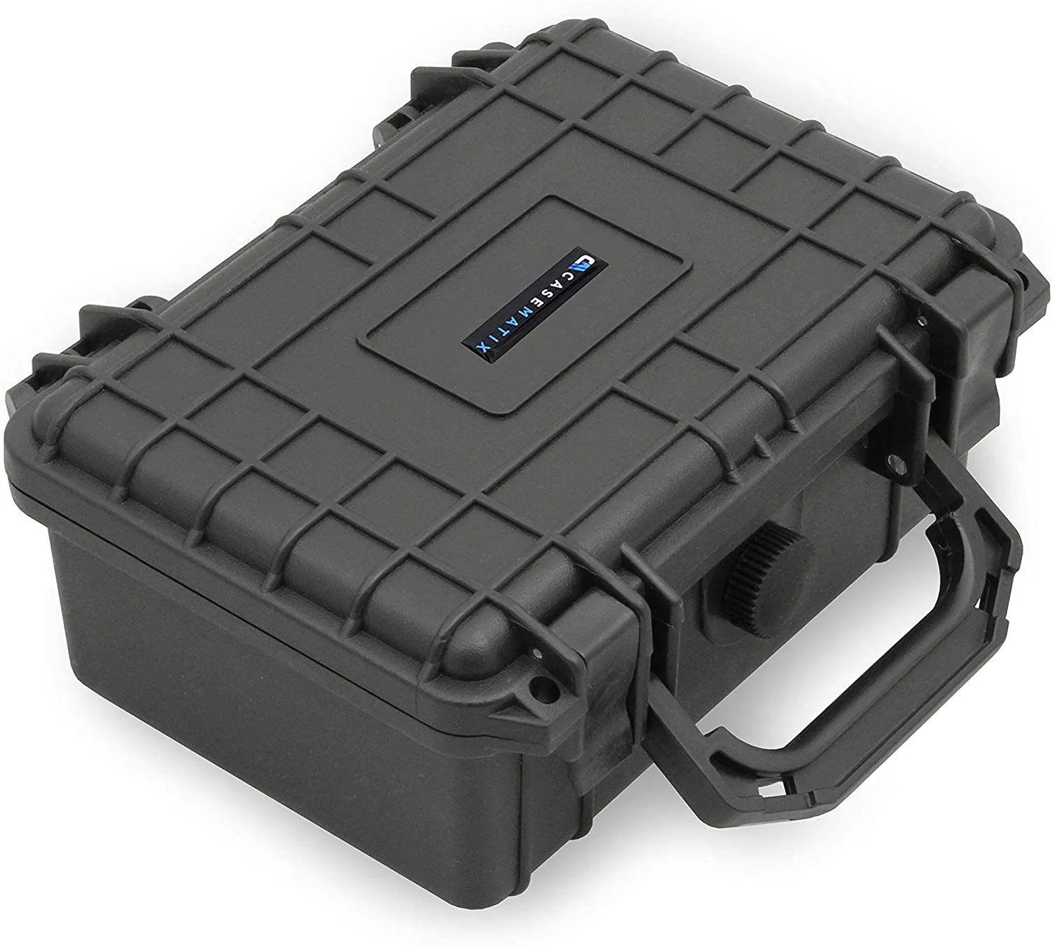 CASEMATIX Graded Coin Case Compatible with 15  PCGS or NGC Coin Slabs, Waterproof Coin Storage Box with Customizable Foam, Includes Padlock