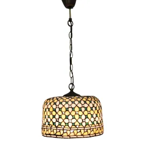 Optimized Title: Viro Queen Elegant White Iron Ceiling Light - 60W, Stylish 20x12.5x20 cm Design for Modern Interiors