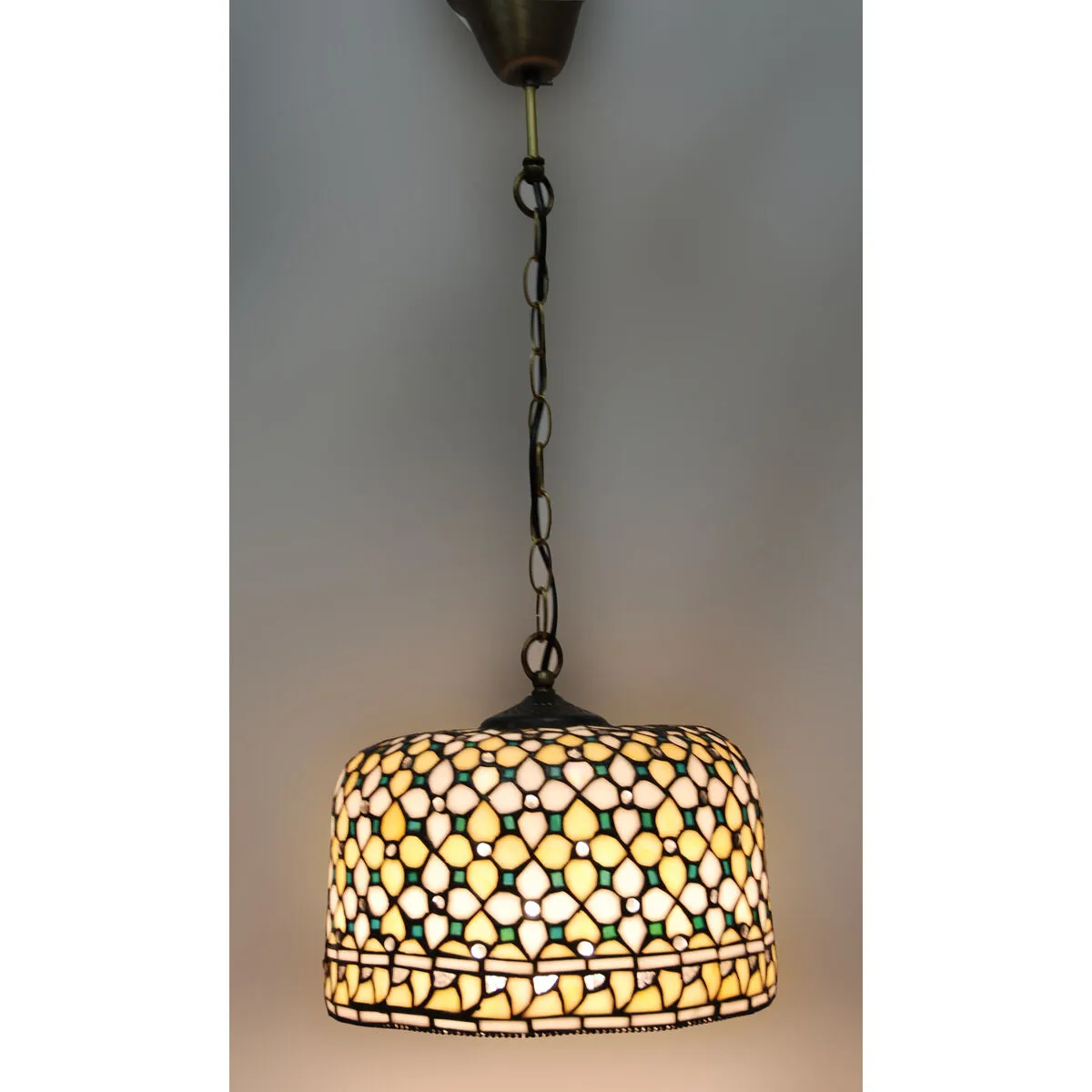 Optimized Title: Viro Queen Elegant White Iron Ceiling Light - 60W, Stylish 20x12.5x20 cm Design for Modern Interiors