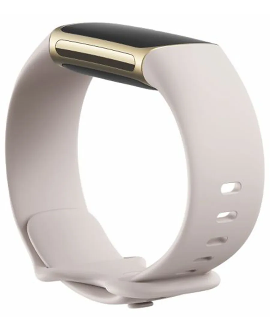 Charge 5 Health & Fitness Smart Watch | Lunar White & Soft Gold