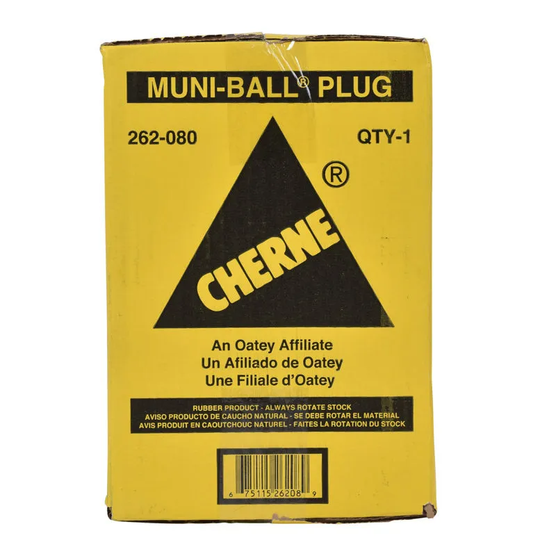 Cherne® 262080 8" Muni-Ball® Test Plug, 3" Bypass