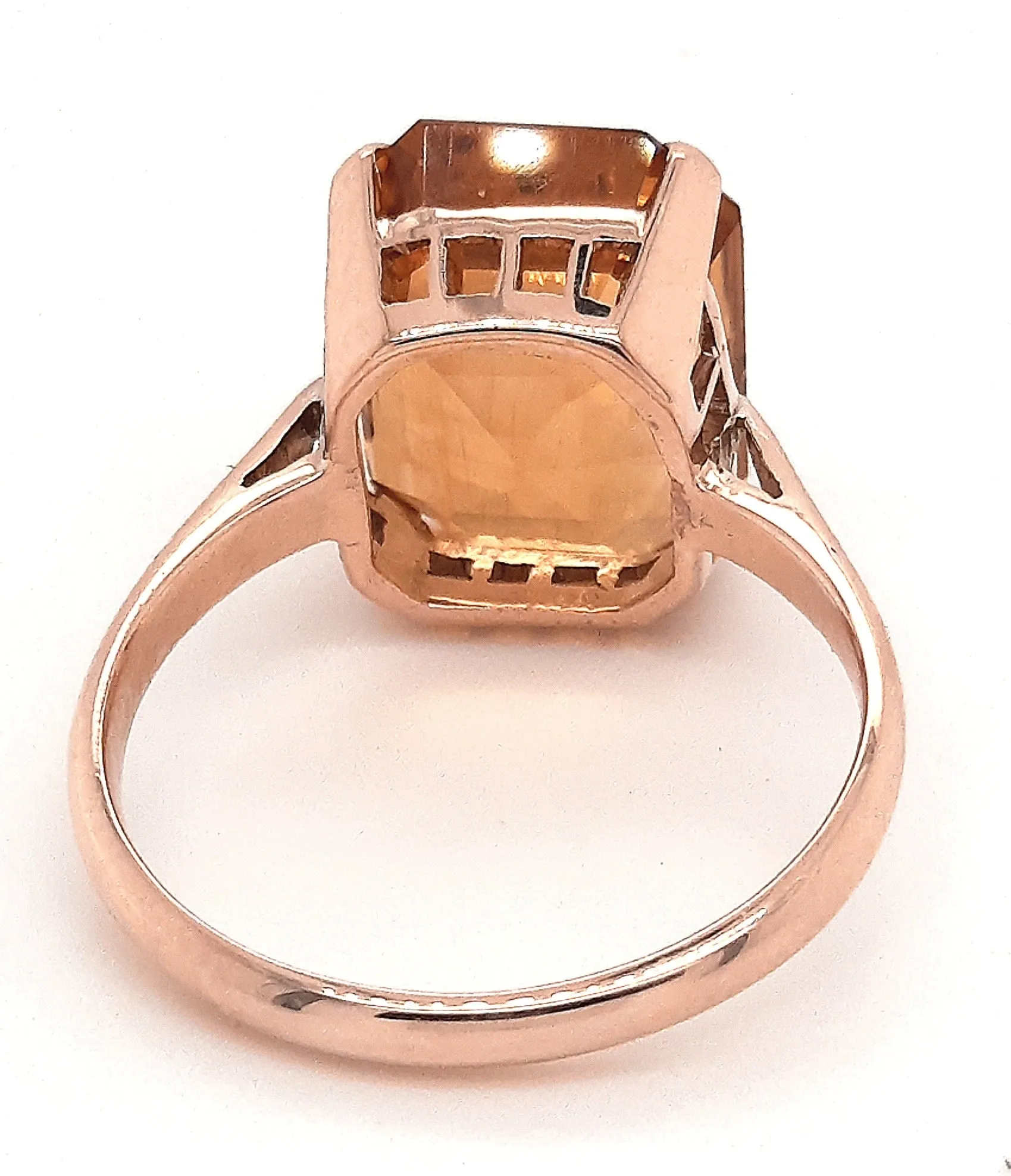 Citrine 9ct Yellow Gold Ring
