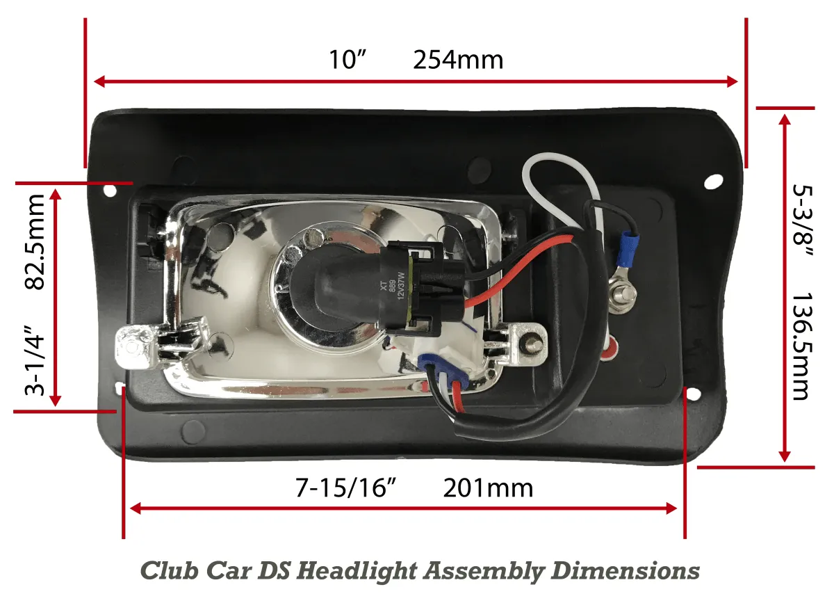 Club Car DS Street-Legal LED Light Kit (1982 and Up)- Instamatic®