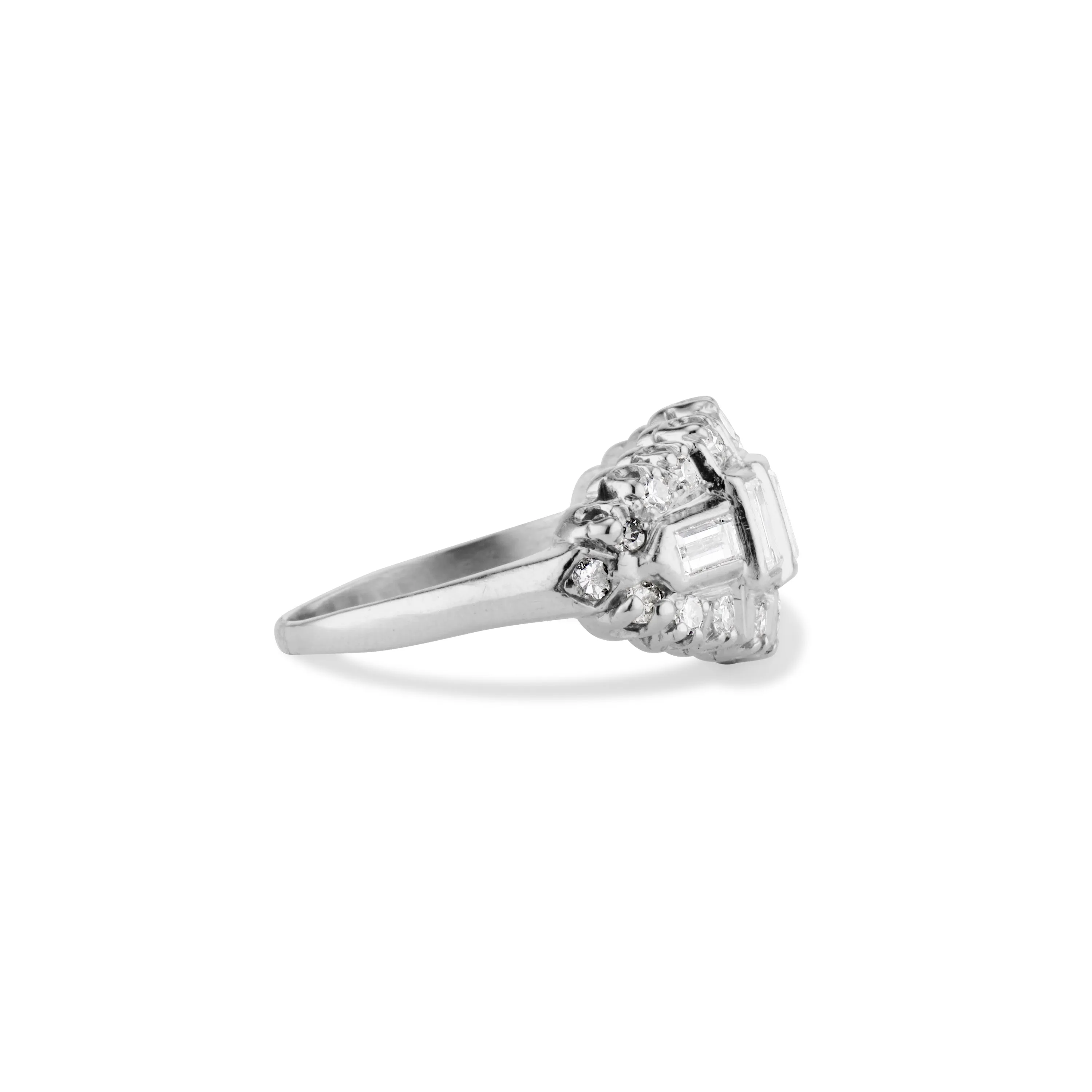 Diamond Baguette Dinner Ring