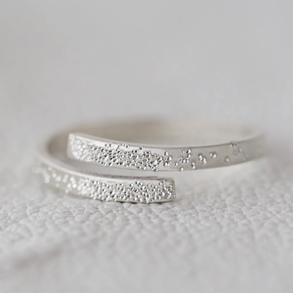 Diamond Dusted Wrap Ring
