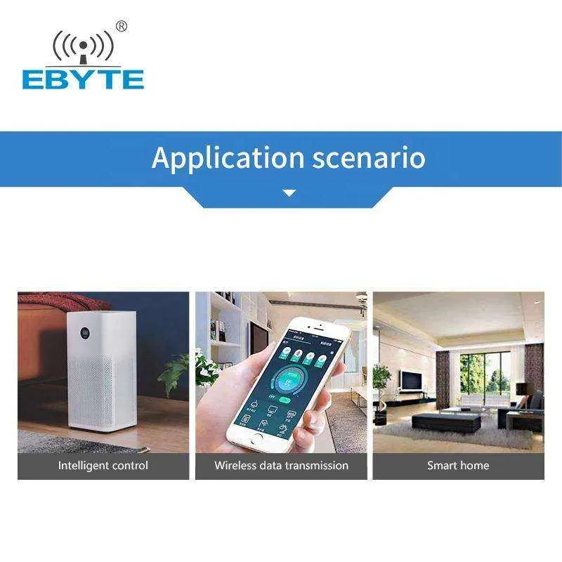 Ebyte E104-BT5010A nRF52810 ble 5.0 bluetooth module test board beacon ibeacon 2.4GHz rf module development board kits usb interface