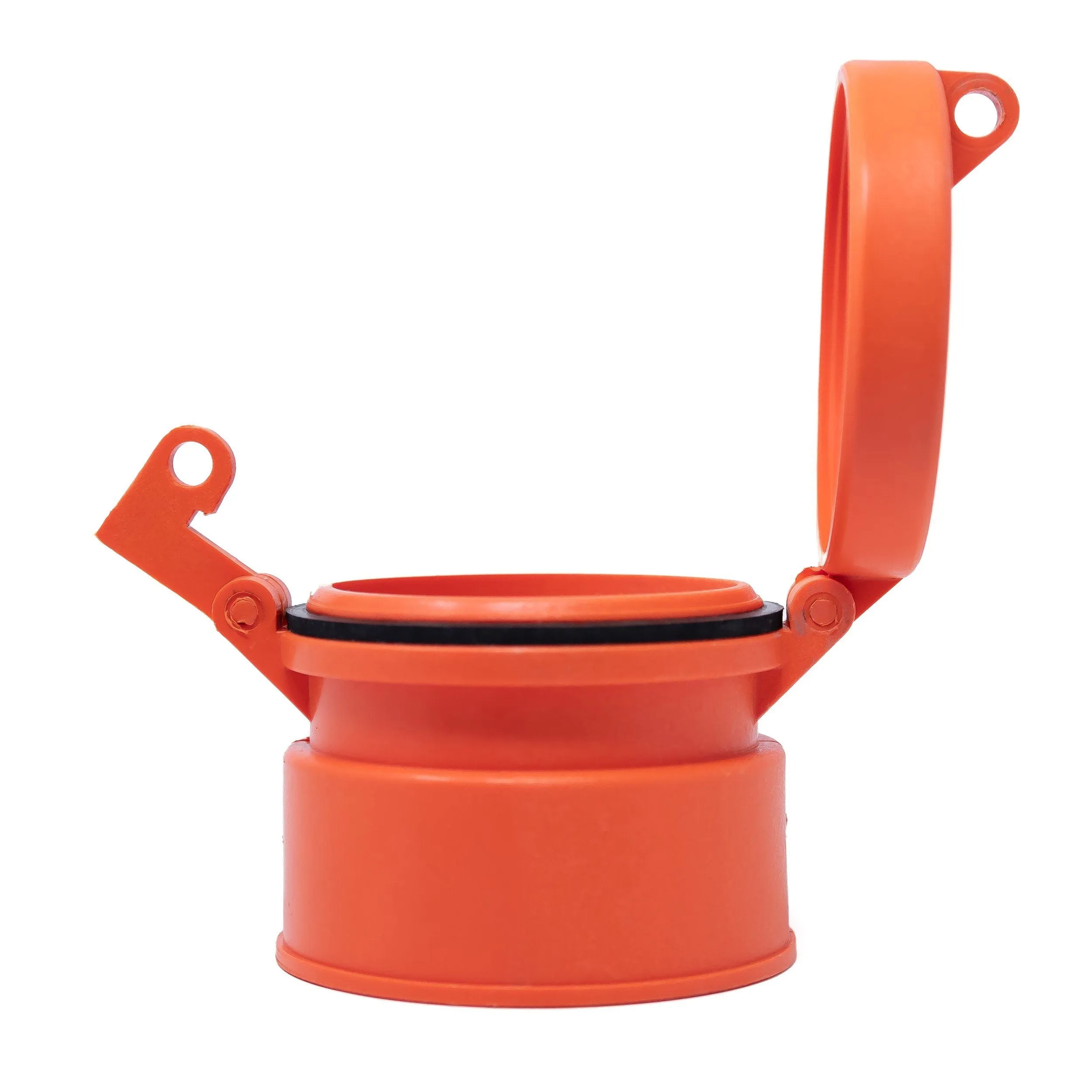 Enviro Design Products: Grip-N-Lock Well monitoring Cap, 4" Orange