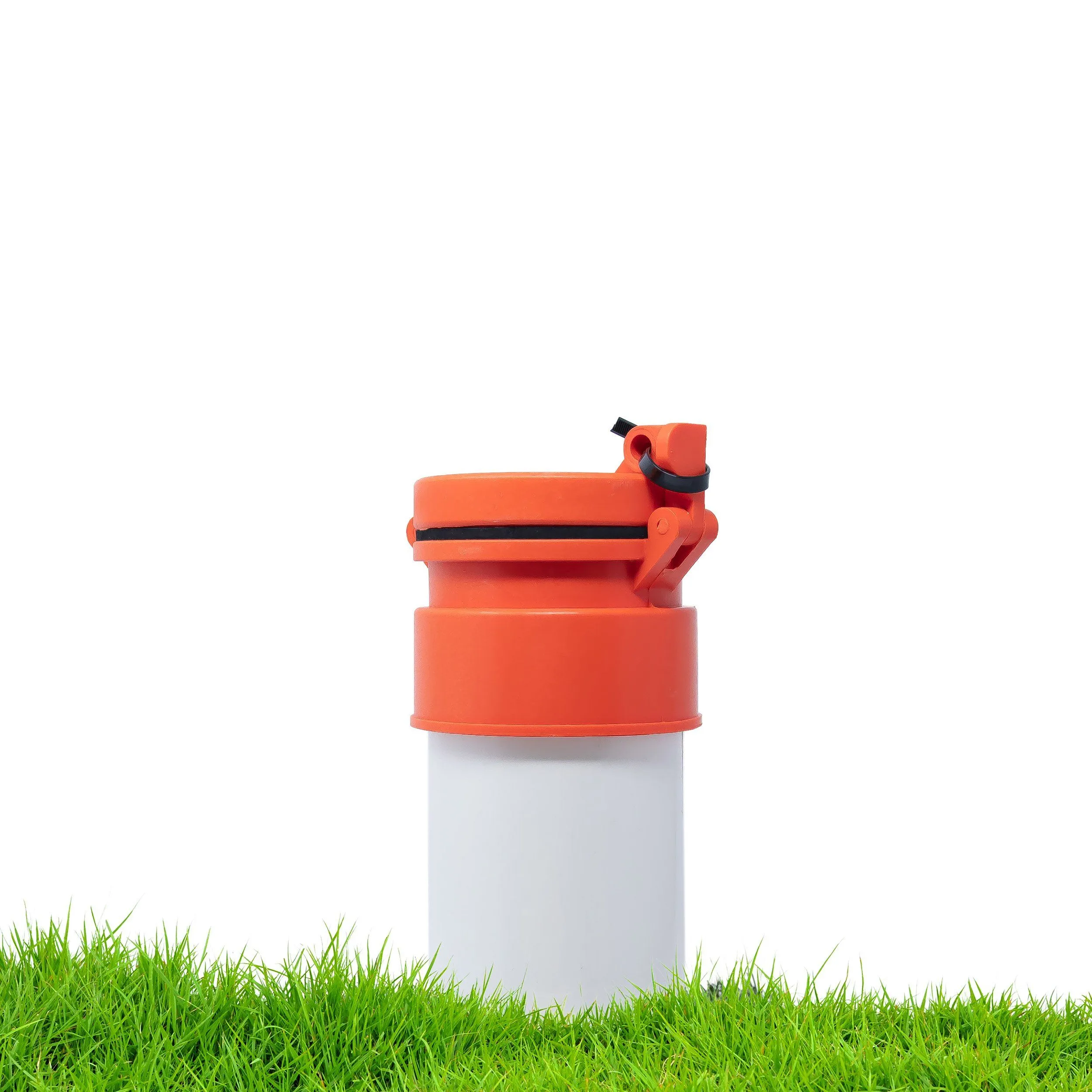 Enviro Design Products: Grip-N-Lock Well monitoring Cap, 4" Orange