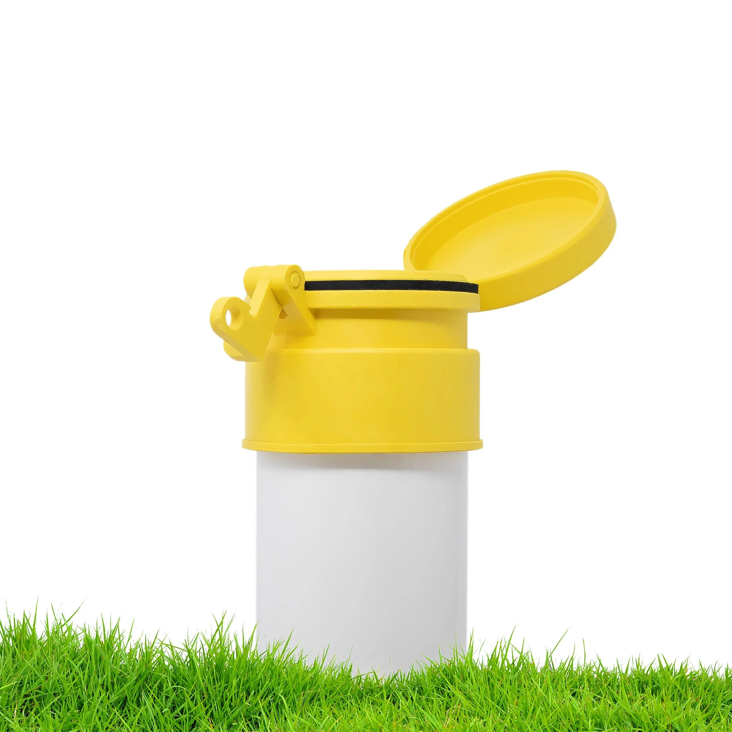 Enviro Design Products: Grip-N-Lock Well monitoring Cap, 4" Yellow