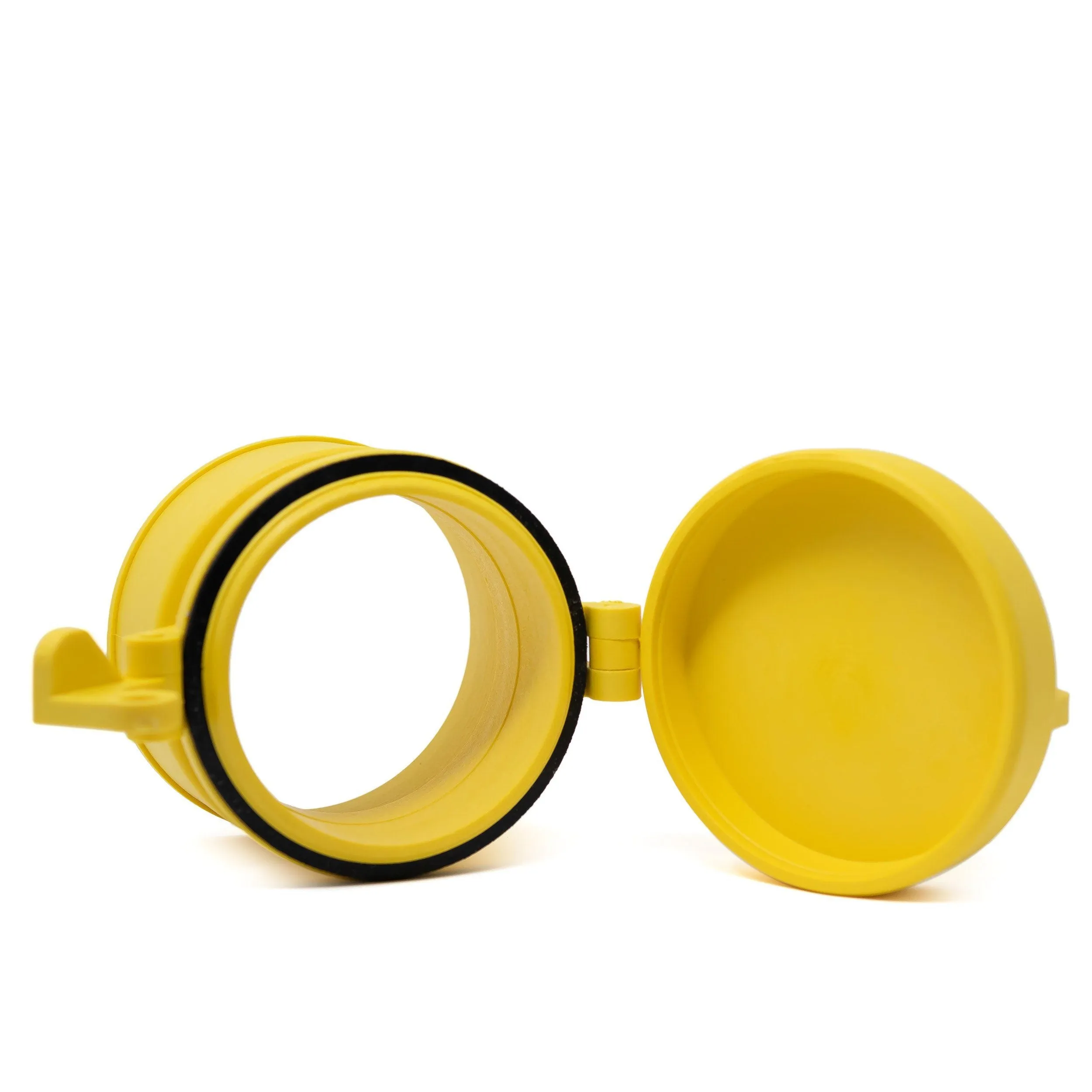 Enviro Design Products: Grip-N-Lock Well monitoring Cap, 4" Yellow
