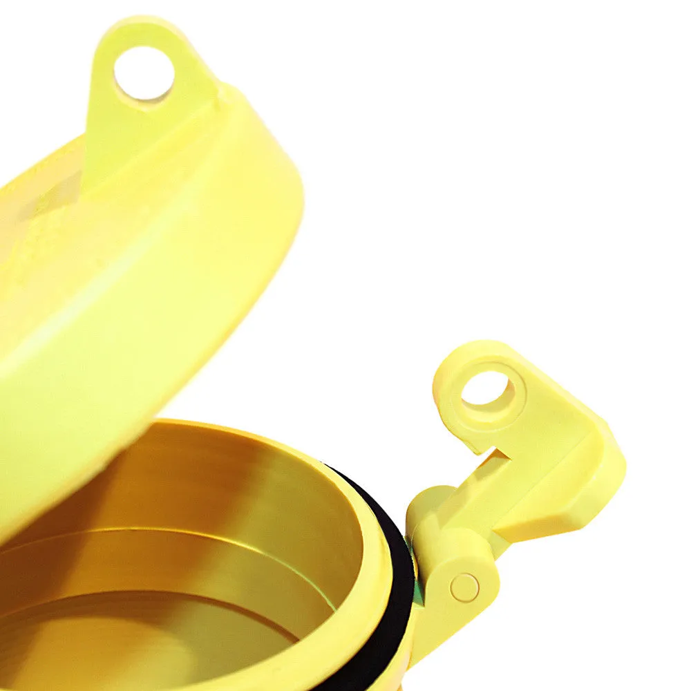Enviro Design Products: Grip-N-Lock Well monitoring Cap, 4" Yellow