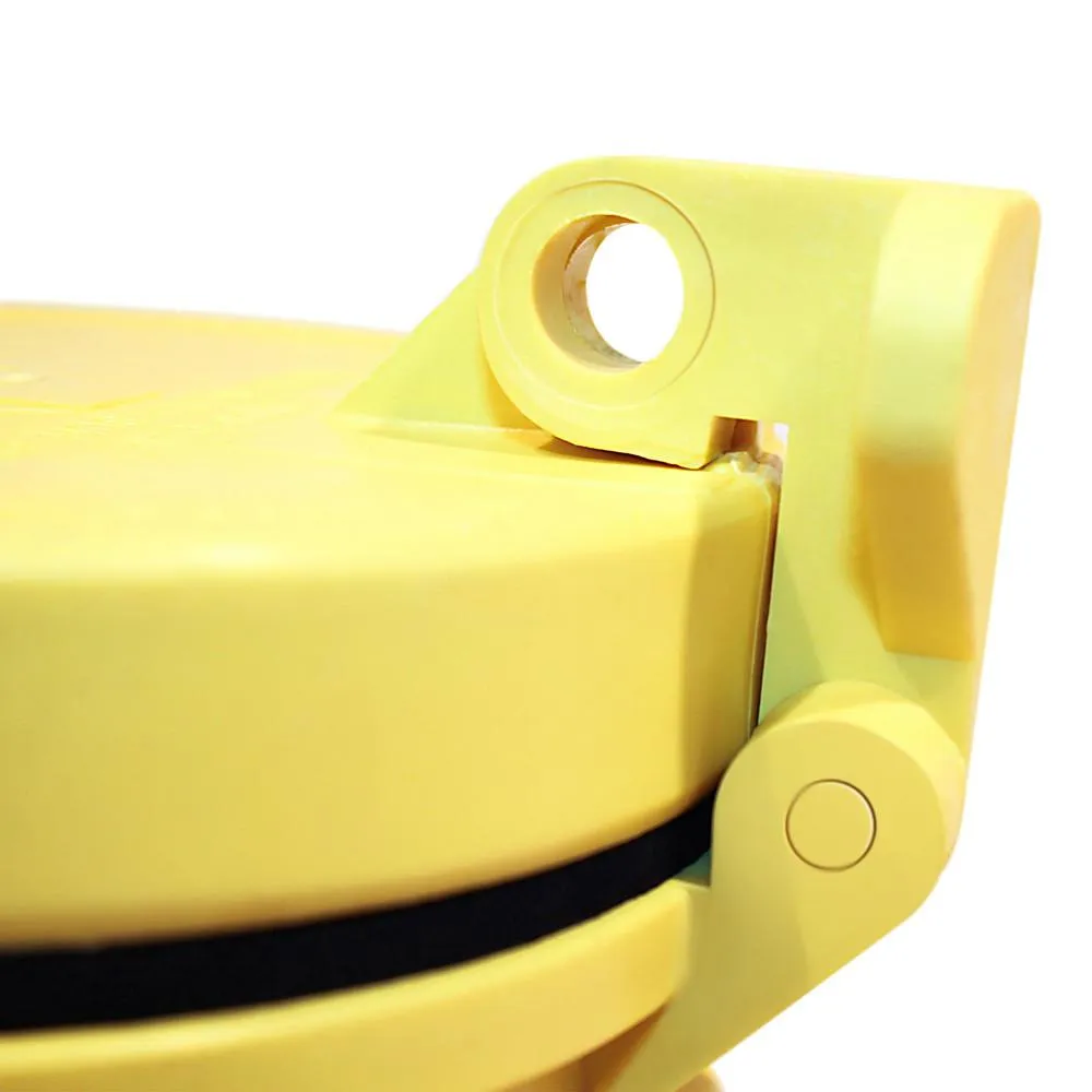 Enviro Design Products: Grip-N-Lock Well monitoring Cap, 4" Yellow