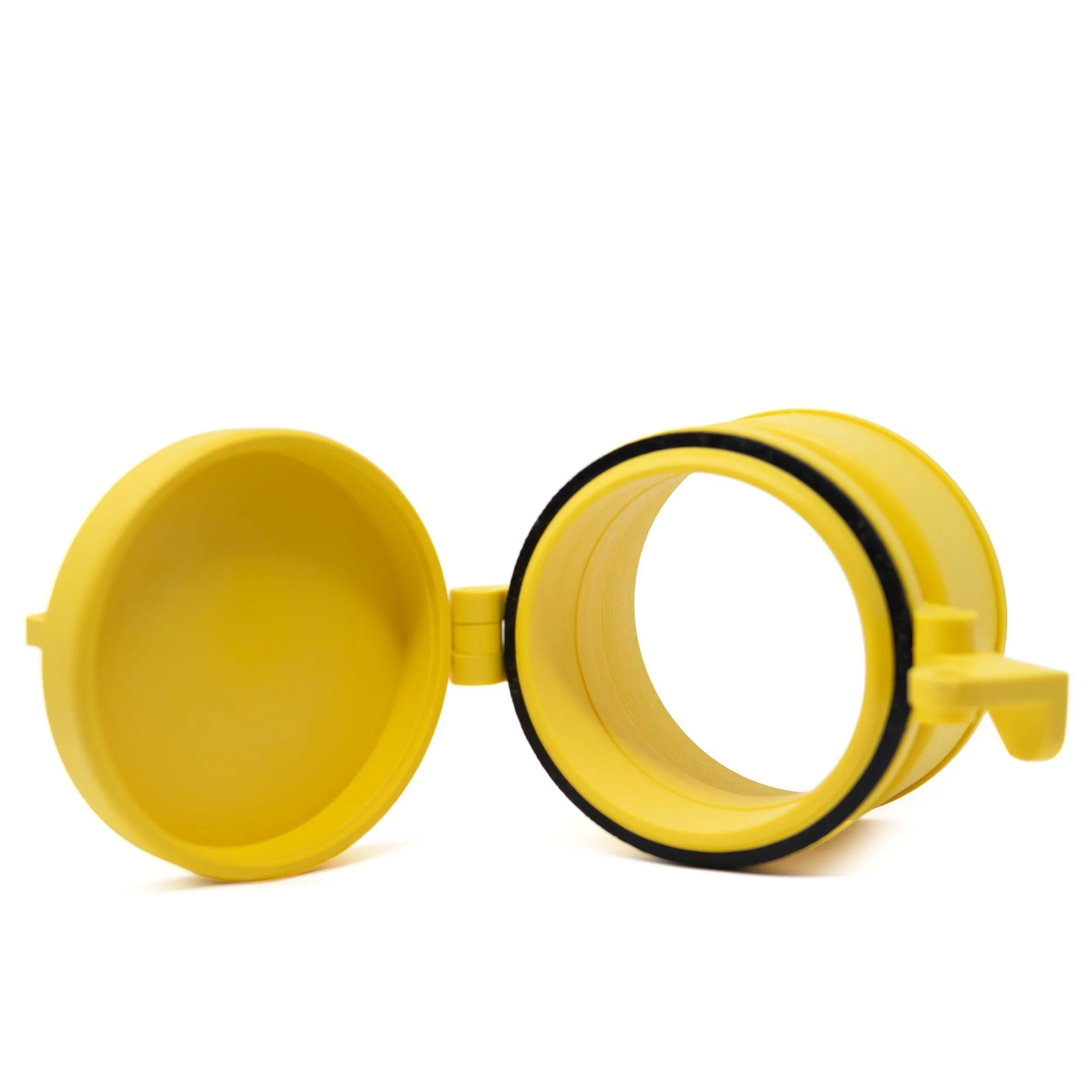 Enviro Design Products: Grip-N-Lock Well monitoring Cap, 4" Yellow