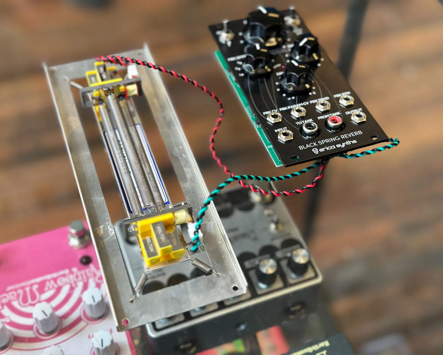Erica Synths Black Spring Reverb with Belton BMN3AB3E