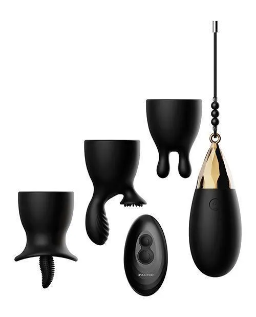 Evolved Egg Citement Rechargeable Bullet - Black-gold