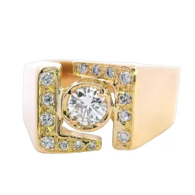 Exquisite Unisex 0.71ct Diamond Ring - Perfect for Valentine's Day or Engagement