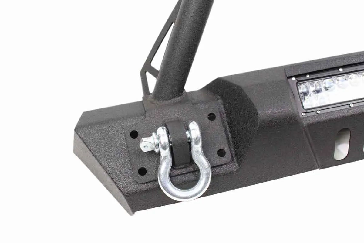 Fishbone 2007 to 2018 JK Wrangler Front Stubby Winch Bumper with Tube Guard