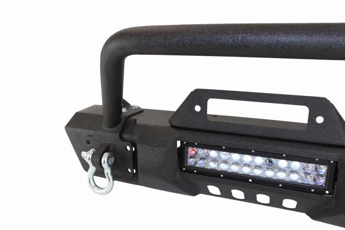 Fishbone 2007 to 2018 JK Wrangler Front Stubby Winch Bumper with Tube Guard