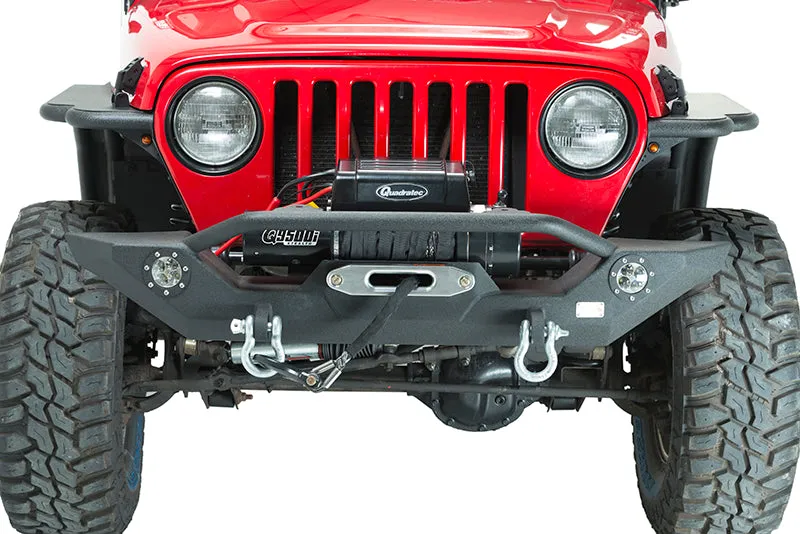 Fishbone Offroad 1987-1995 YJ Wrangler Front Winch Bumper with LED's
