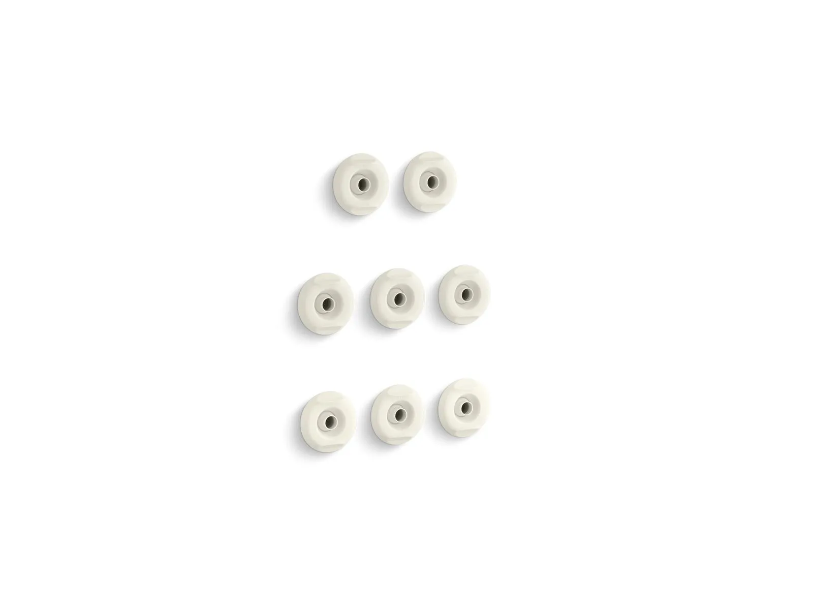 Flexjet Biscuit Whirlpool Trim Kit with 8 Jets (10.32" x 6.72" x 5.04")