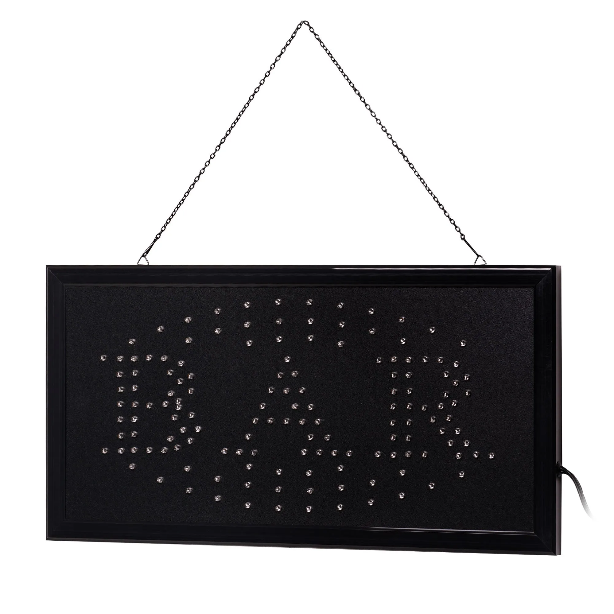 Framed Bar LED Hanging Wall Sign - 19" x 10"