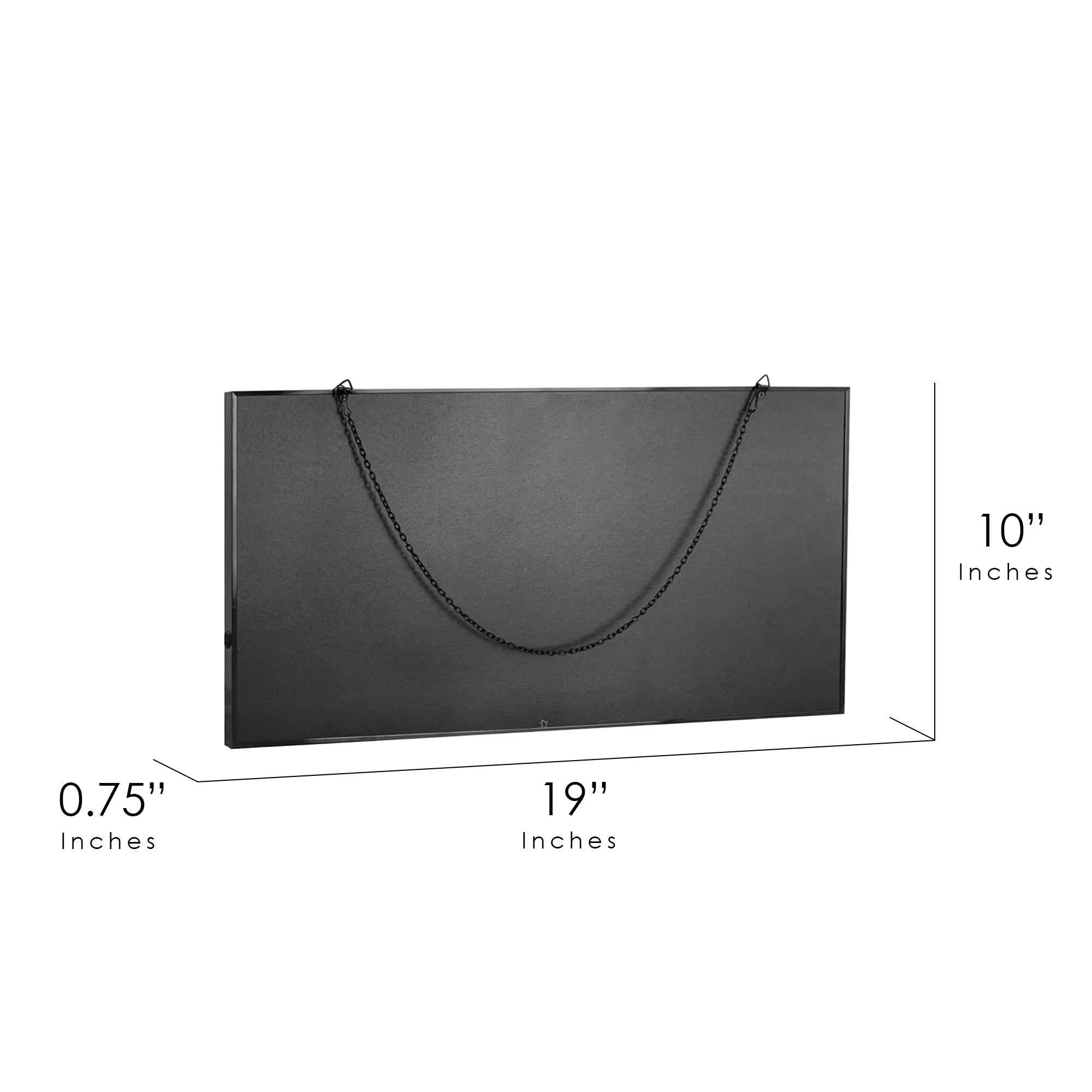 Framed Bar LED Hanging Wall Sign - 19" x 10"
