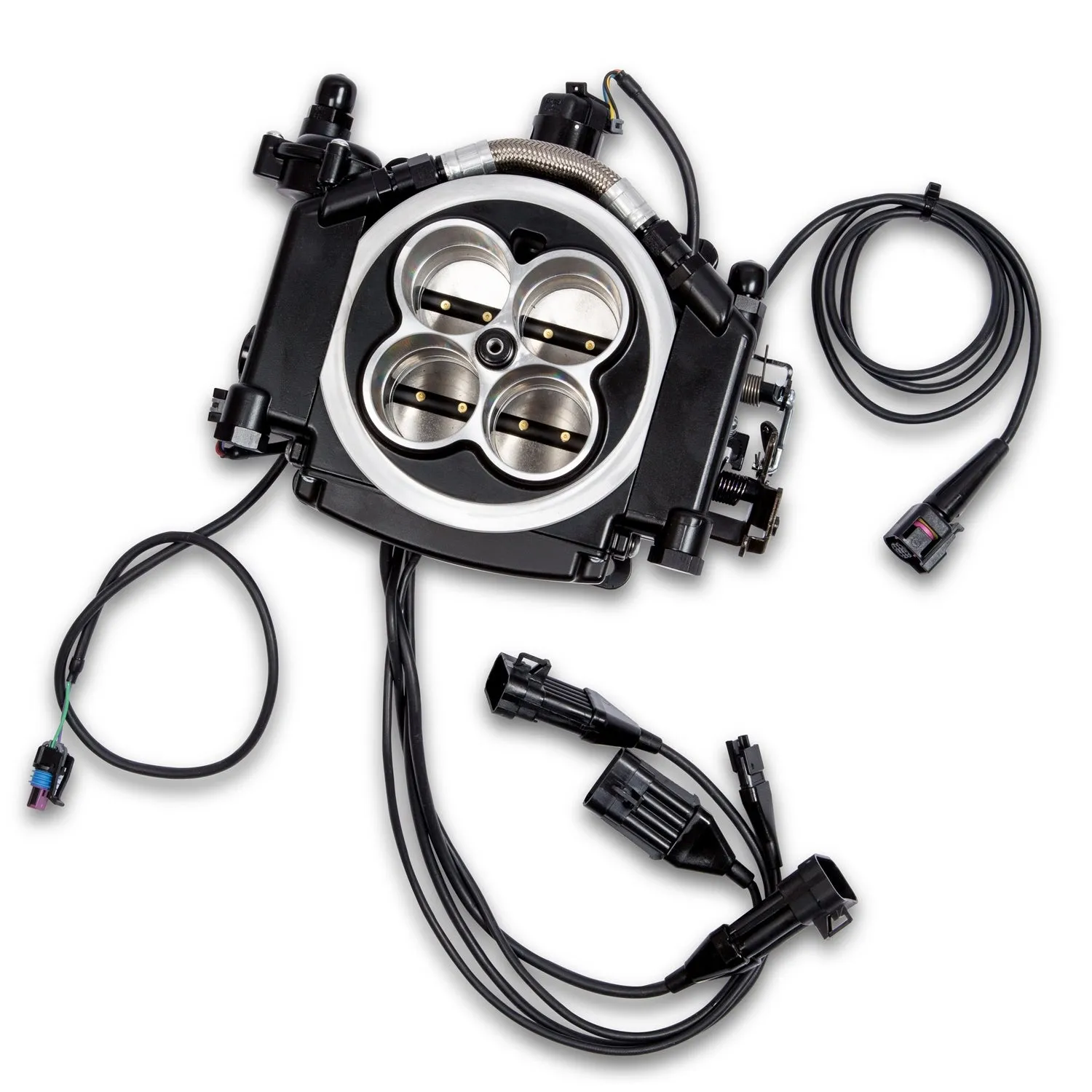 Holley Sniper EFI Super Sniper EFI Throttle Body Fuel Injection - Square Bore - Black Ceramic 550-513