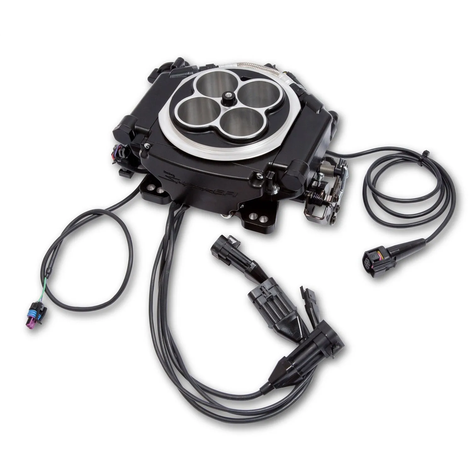 Holley Sniper EFI Super Sniper EFI Throttle Body Fuel Injection - Square Bore - Black Ceramic 550-519