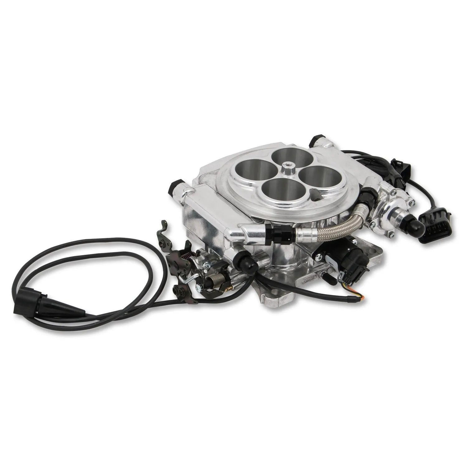 Holley Sniper EFI Super Sniper EFI Throttle Body Fuel Injection - Square Bore - Silver 550-518